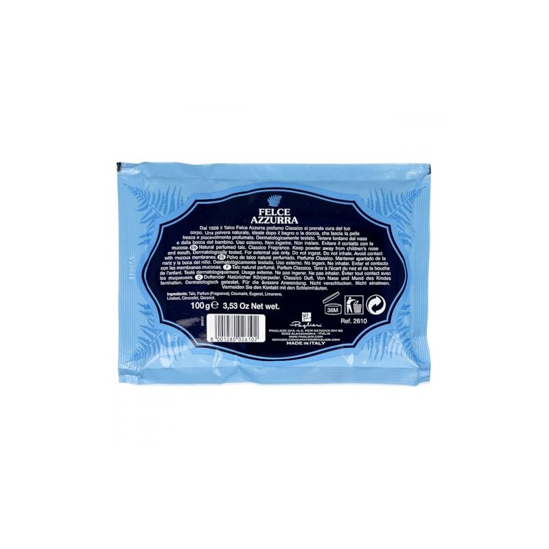 AZZURRA Paglieri Talcum Powder in Envelope 100 g