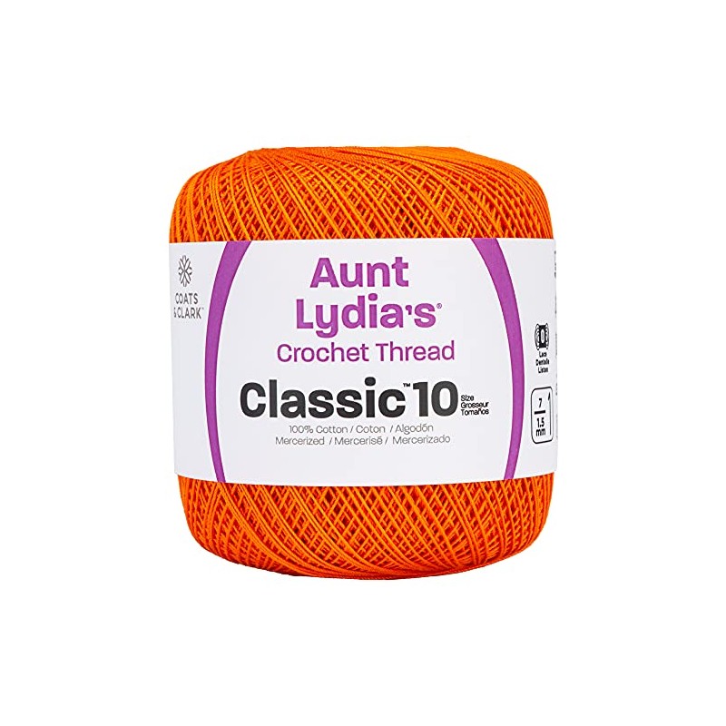 Coats Crochet 154-431 Aunt Lydia's Crochet, Cotton Classic Size 10,