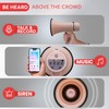 Pyle 20W Megaphone Bullhorn - Portable, Automatic Siren & Adjustable