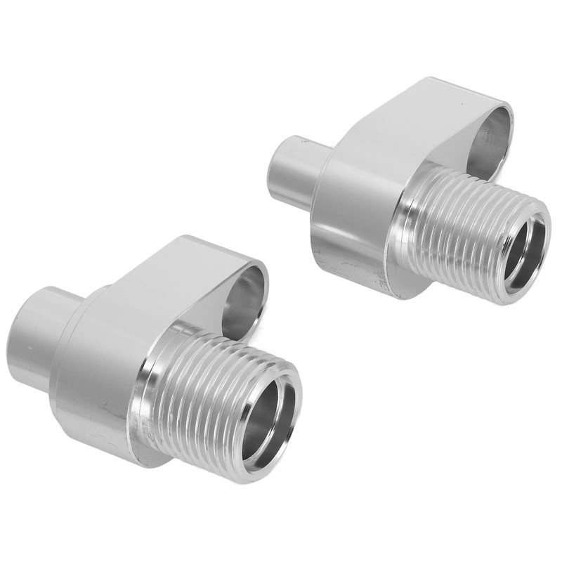 LS Swap AC Compressor Adapter Aluminum Fittings Kit, 8AN/10AN Connector