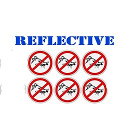 (6) REFLECTIVE - No Rats Hard Hat Stickers Union Decals for Hard Hat, Toolbox, Laptop