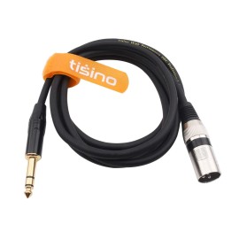 Disino 1/4 Inch TRS to XLR Male Balanced Signal Interconnect Cable Quarter inch to X...