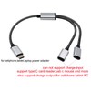 XUYUH USB C Male to Double USB C Female Splitter