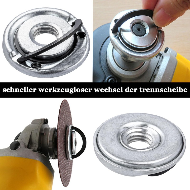 2pcs Quick Release Nut for Angle Grinder M14 Ring Type