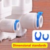 Qrity Pack of 20 Small Clip 3/8 Inch Locking Clips