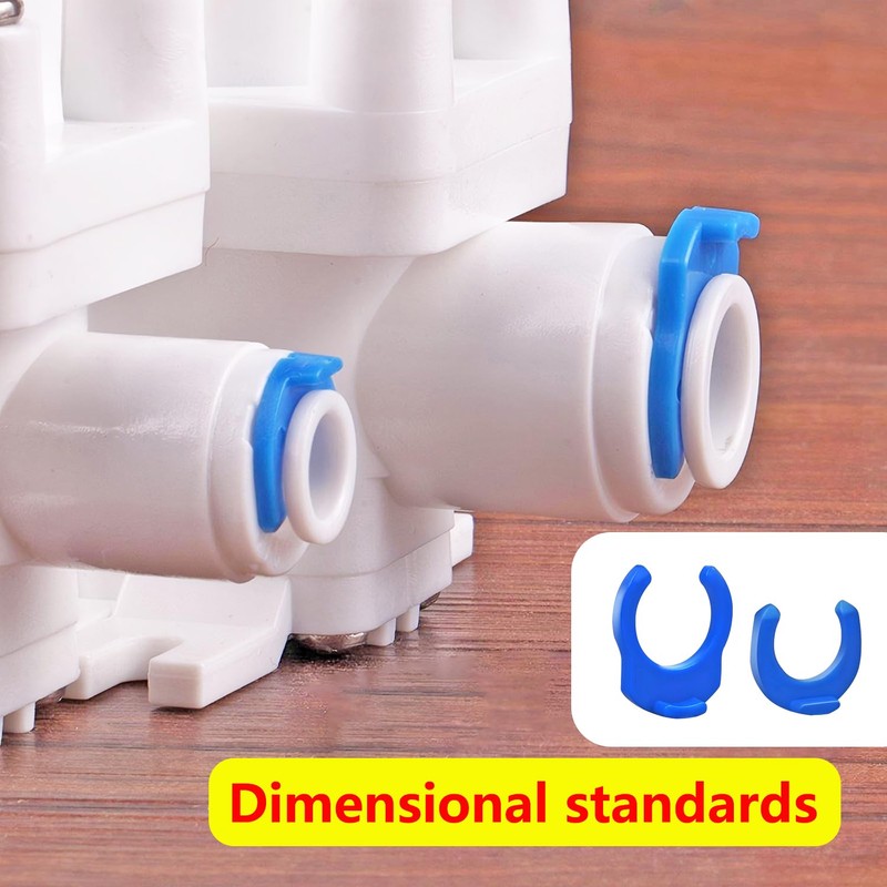Qrity Pack of 20 Small Clip 3/8 Inch Locking Clips