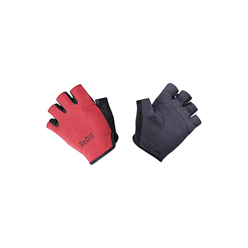 GORE WEAR C3 Unisex Short Finger Gloves, 7, Black/Pink