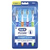 Oral-B Pulsar Expert Clean Battery Powered Toothbrush, Medium, 4 Count
