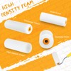80 Pcs 4 Inch Mini Paint Roller Covers Small Foam