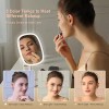 HDUYFYD Espejo De Maquillaje Con Espejo De Maquillaje 3 Modos