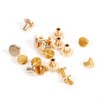 10 Sets Solid Brass Button Stud Screw Nail Screwback for