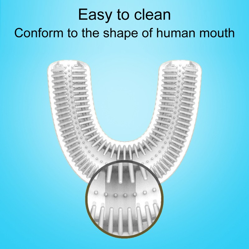 U shaped Children Electric Sonic Toothbrush Intelligent Cleaning Toothbrush Oral