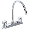 CNX Mezcladora Para Fregadero Meer, Acero Inox Cromado, Giro 360