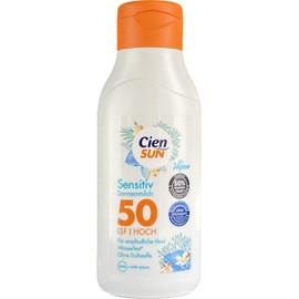 Cien 2er-Set Hautpflege: SENSITIV Sonnenmilch LSF 50 HOCH für empfindliche Haut, UVA + UVB Schutz, ohne Duftstoffe (250 ml) + VITAL TAGESCREME für reife Haut (50 ml), 300 ml
