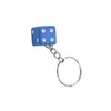 Komonee Blue Dice Key Chain Novelty Keyring Casino Playing Game