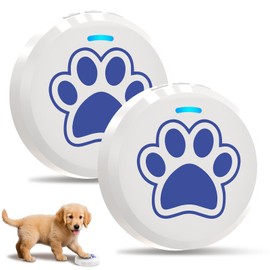 ChunHee Dog Training Bells for Door - Dog Door Bell for with 28 Custom Sounds | Dog Bell for Door Potty Training | Adjustable Volume (0-115dB) | Teach Puppies to Signal to Go Outside 2 Pack