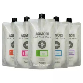 Aomori 아오모리 4in1 클리닉 펌 400ml+400ml 선택구매/건강모/강곱슬/극손상/손상 [03-1제 강한 곱슬 모발용 + 2제 액상] Aomori 4in1 Clinic Perm 400ml+400ml Select Purchase/Healthy Hair/Strong Curl/Tremendously Damaged/Damaged [03-1 Agent for Strong Curly Hair + 2 Agent Liquid]
