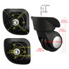 logyues Universal Swivel Wheel Left Suitcase Wheel (1L) 115W Series