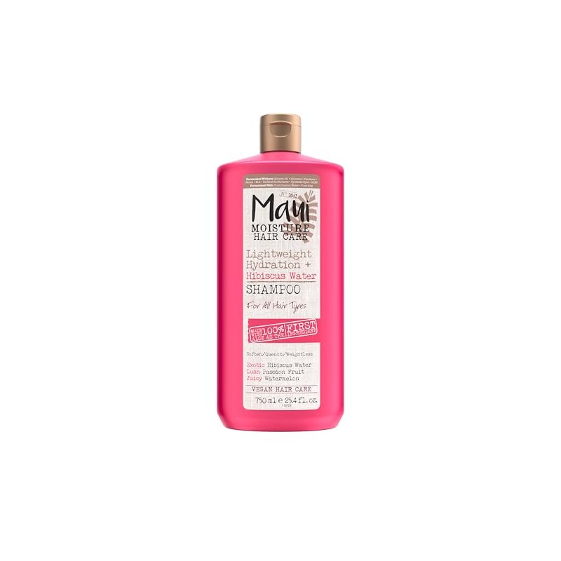 Maui Moisture Lightweight Hydration + Hibiscus Water Shampoo, 25.4 fl