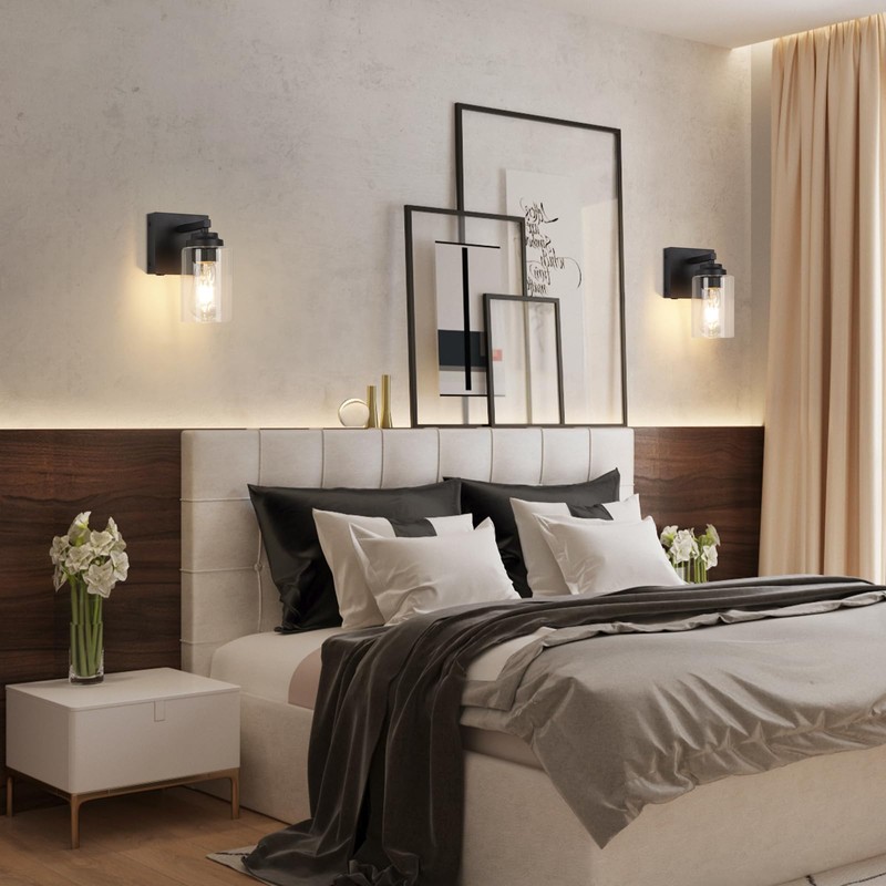 Loiogohot LED Bulbs Battery Operated Wall Sconce,Safety Low Voltage DC