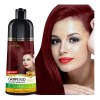 Shampoo Tinte Cubre Canas Rojo Uva Herbishh 500ml
