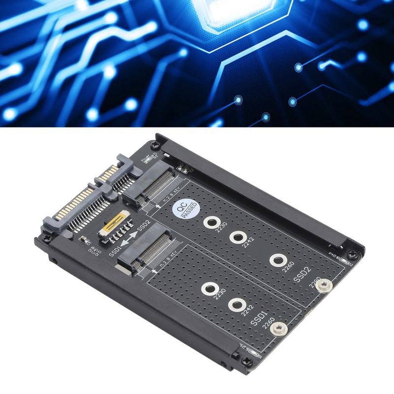 Dual NGFF B M Key M.2 SSD Card 6Gbps SATA
