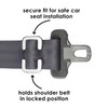 ISKIP Seat Belt Clips, Seatbelt-Adjusting Metal Lock Buckle, Safety Insert