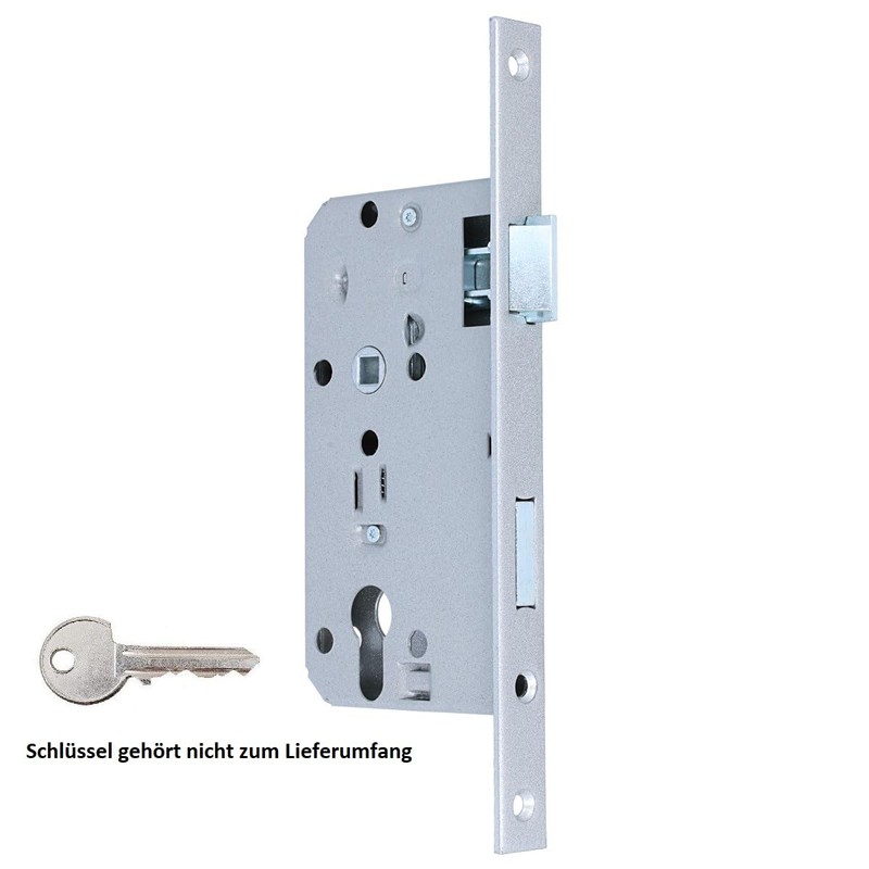 MS Beschläge Mortice Lock Square Edged 235 mm x 20