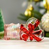 kanpura Set of 2 Christmas Candy Jar Glass Candy Dish