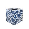 S Forever Home Decor Flower Pattern Faux Leather Tissue Box