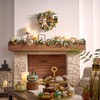 Valery Madelyn Fall Garland for Mantel, Hanging Pumpkins Garlands with