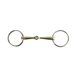 AK Loose Ring, Single Jointed Snaffle Horse Riding Bit in German Silver AKRS-2633 (5.50'', German-Silver)