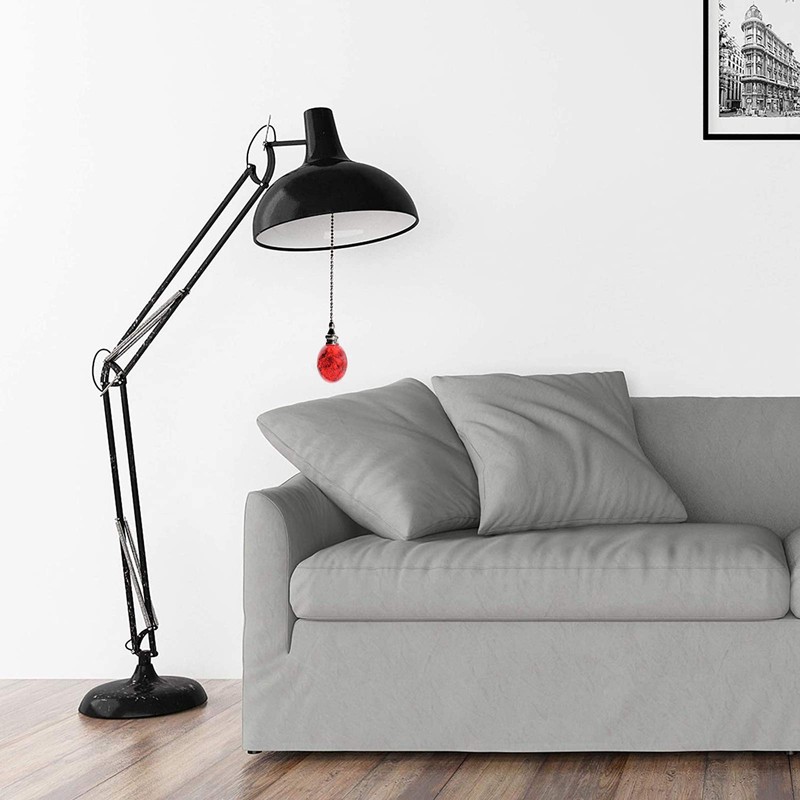 SUR-CIEL 2PCS Ceiling Fan Pull Chain, Pull Chains Extensions, Ceiling