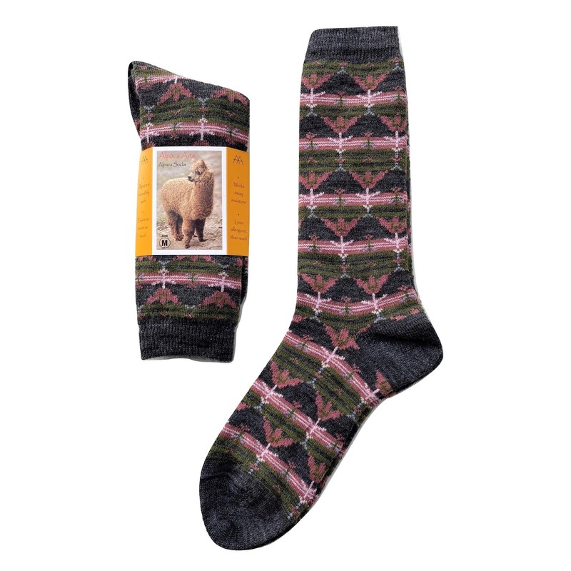 Tey-Art Alpaca Wool Designer Socks are Cozy, Warm & Colorful