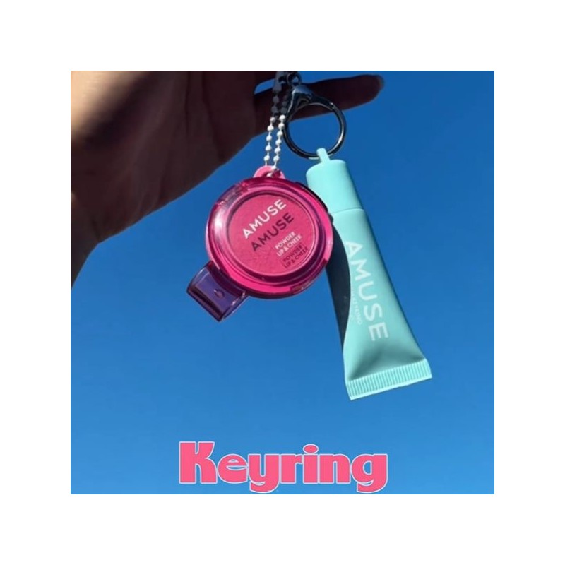 AMUSE Powder Lip & Cheek (with Keyring & Clip) 4g,