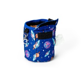 Helltails Leckerlitasche & Leckerlibeutel für Hunde | Hundetütenspender mit 2 Karabinerhaken | Gassi Tasche Hund | Futterbeutel Hundetraining | Kotbeutelspender für Hunde - Cosmic Bloom