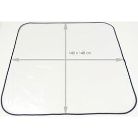 Sunnybaby 10351 - Pellicola antisporco, antimacchia, per tavolo o pavimenti, trasparente
