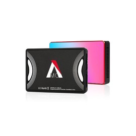 Aputure MC RGB LED Camera Light 3200-6500K, Creative Edge Light for Photography, Video & Filmmaker, Key Light for Closeup, Lightweight for Travel, Supports App Control & Qi Charging