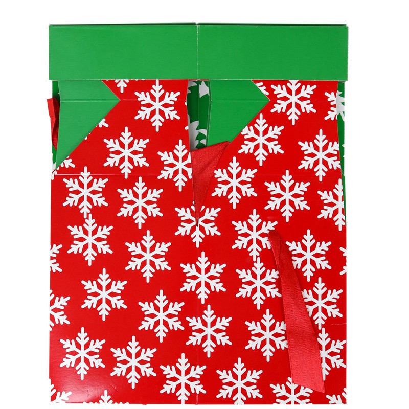 Iconikal 6-Inch Christmas Candles Gift Set, 6-Pack, Easy Fold Open