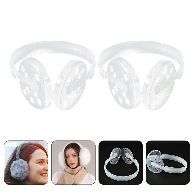JECOMPRIS Plastic Ear Muffs Frame Holder for DIY Winter Earmuffs
