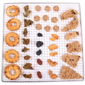 5 Stainless Steel Trays Compatible With Excalibur Dehydrator Replacement UPGRADE Food Shelf Mesh Screen by Bright Kitchen (5 Trays)