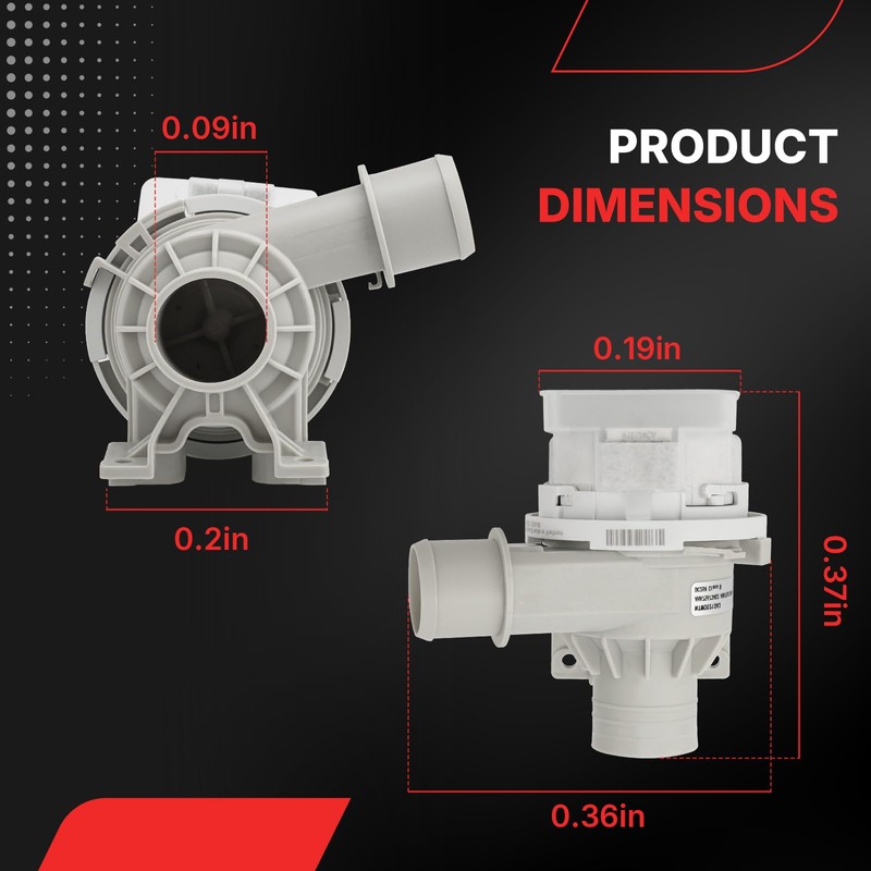 AHA75673404 Washer Drain Pump Assembly Fit for LG WT7800CV WT7100CW