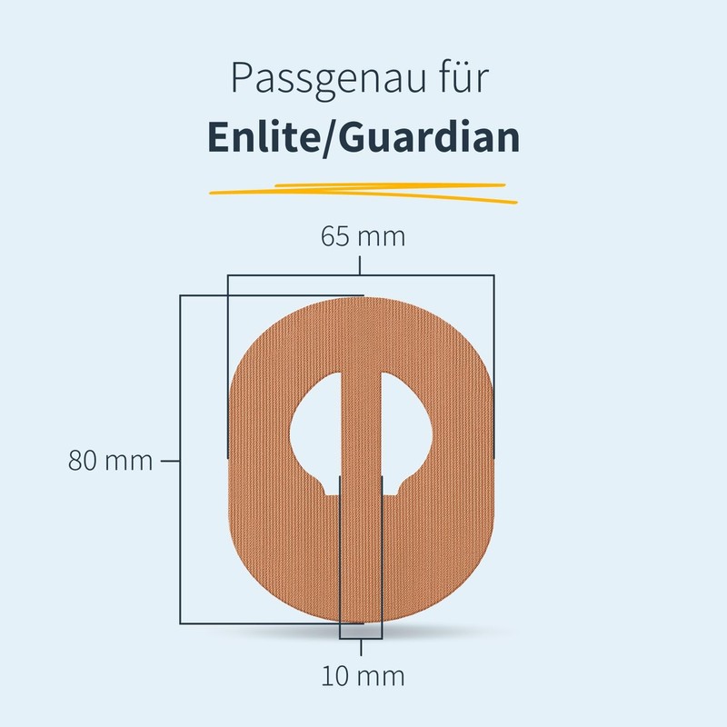 MySweetStitch - Guardian Enlite 3/4 Overpatch 10 x Oval Fixation