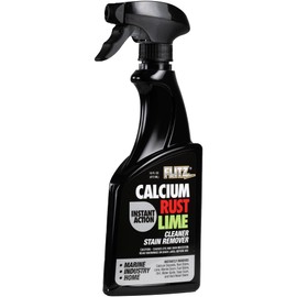 Flitz Calcium, Rust, & Lime Remover - 16oz Bottle of USA-Made Limescale Remover for Toilets, Showers, and More - Powerful Spray that Instantly Eliminates Tarnish, Grease, and Other Grime (1 Pack)