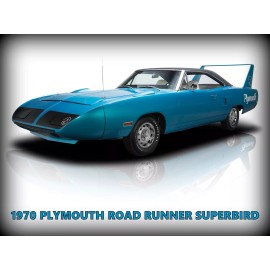 1970 Plymouth Road Runner Superbird Metal Sign: 12x16" & Ships Free