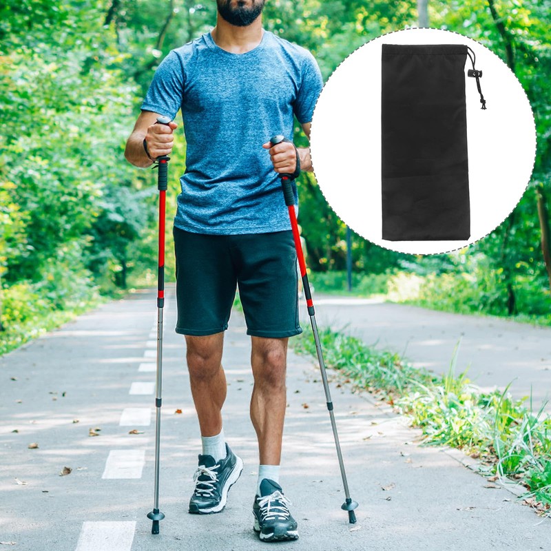 Happyyami Foldable Cane Pouch Portable Walking Sticks Protective Bag Alpenstock