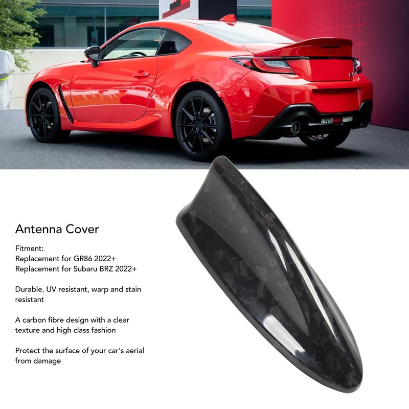Shark Fin Roof Antenna Cover Carbon Fiber High Protective Decorative
