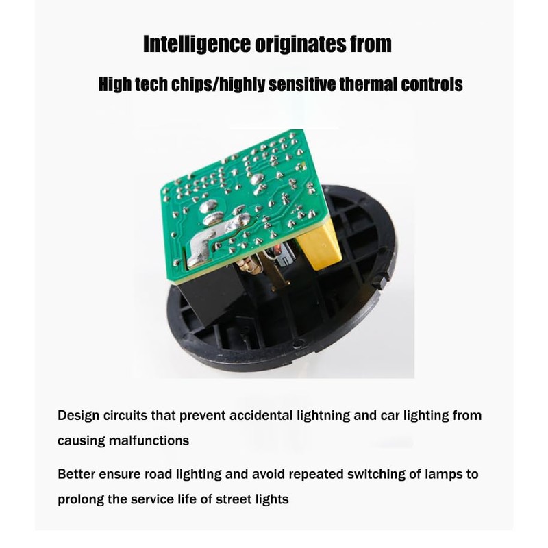 Meskliu Photocell Light Sensor,10A AC110-240V Dusk to Dawn Outdoor Photoelectric