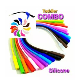 Ace Jewelry Children Toddler Small Silicone Ear Hook Tip Eyeglasses Strap Retainer Combo