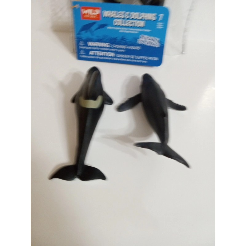 Wild Republic Set Of 6 Whales And Dolphins Collection